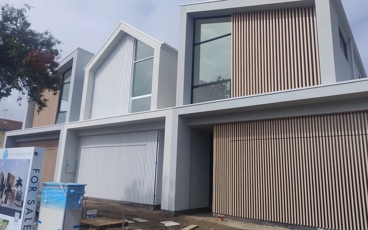 Completed Hebel cladding façade by Ichiban Cladding